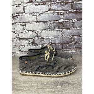 El Naturalista Gray Suede Leather Oxfords Lace Up Sneakers Shoes Men 41EU/8M US